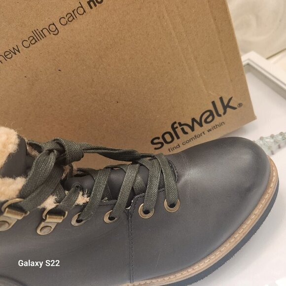 SoftWalk "Wilcox" Leather Boots. NIB. Size 7.5 W - Picture 3 of 11